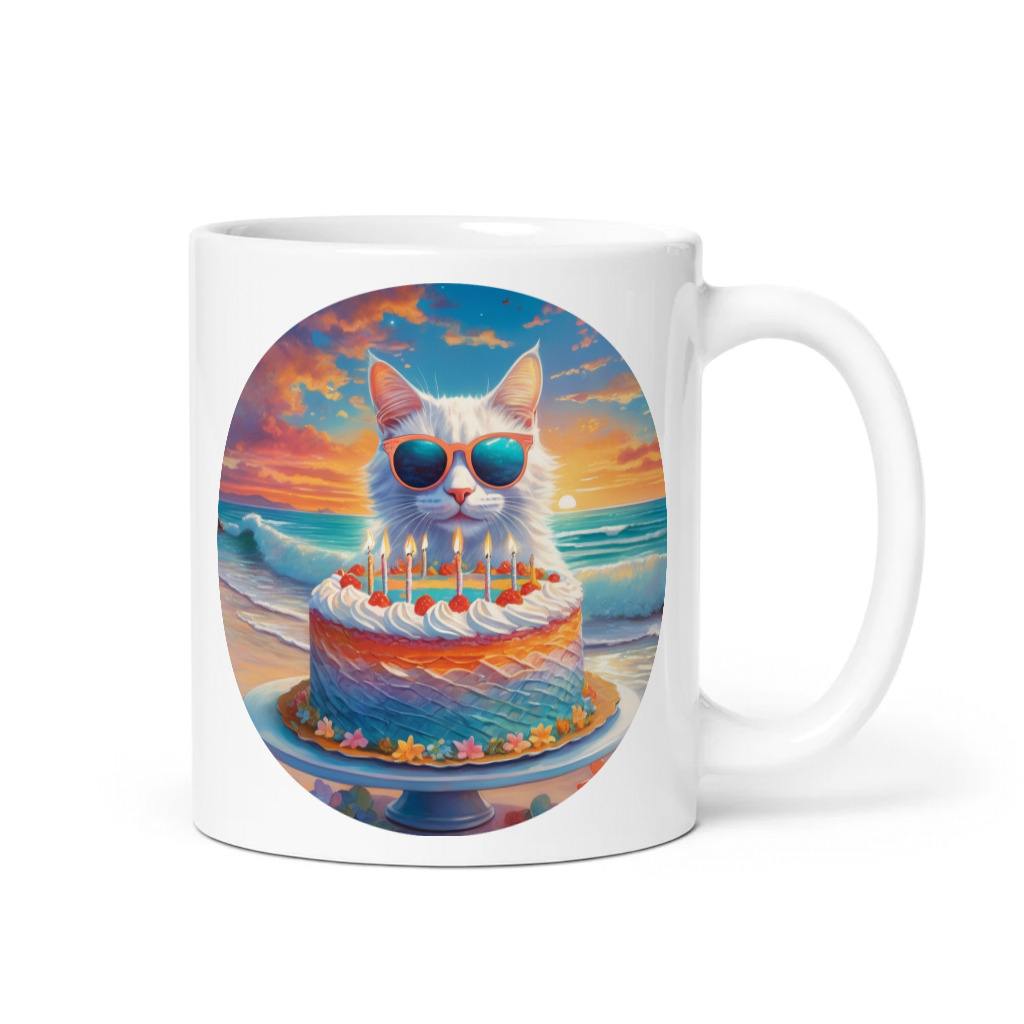 PugMug Custom White Companion Cat Mug