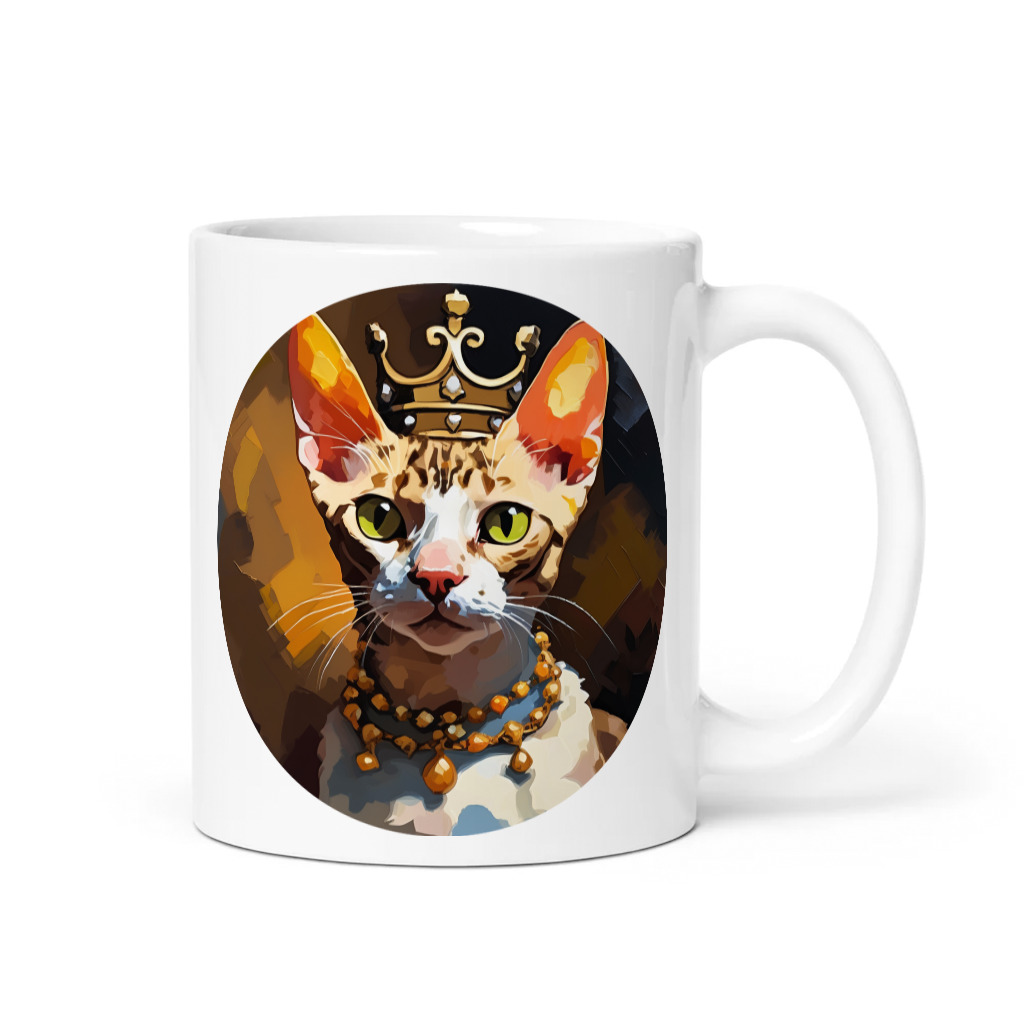 PugMug Custom Tabby Devon Rex Cat Mug