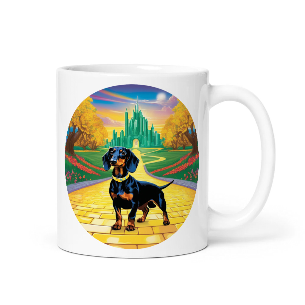 PugMug Custom Black Dachshund Mug
