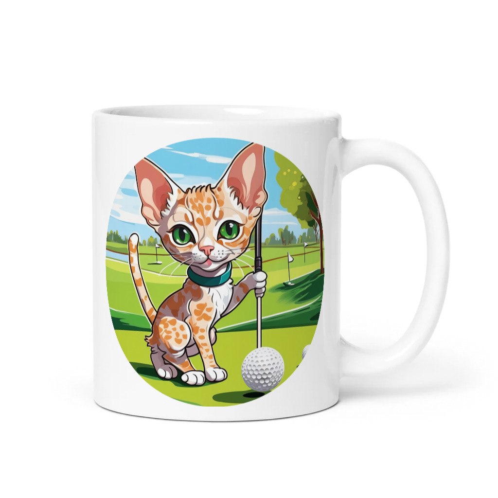 PugMug Custom Tabby Devon Rex Cat Mug