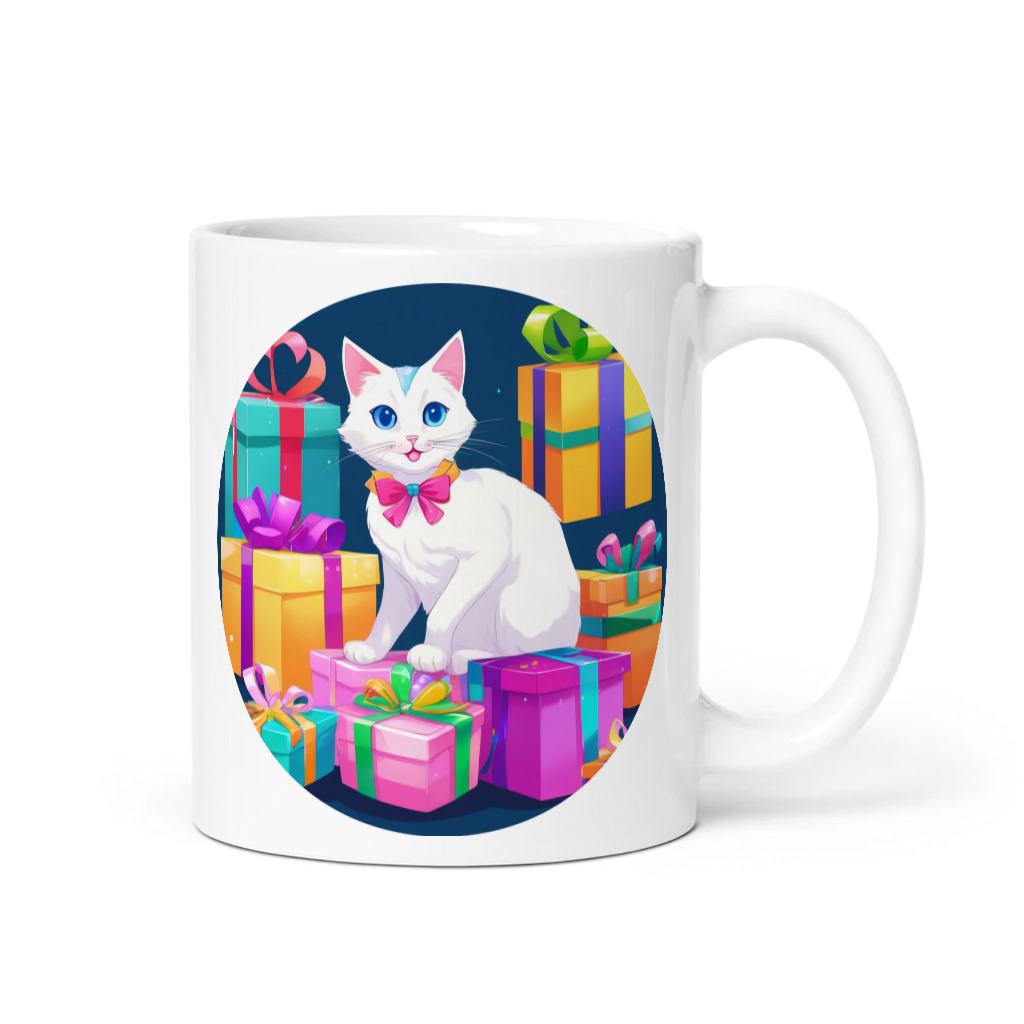 PugMug Custom White Companion Cat Mug