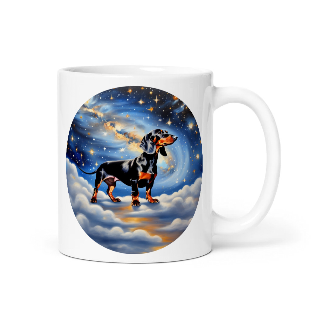 PugMug Custom Black Dachshund Mug