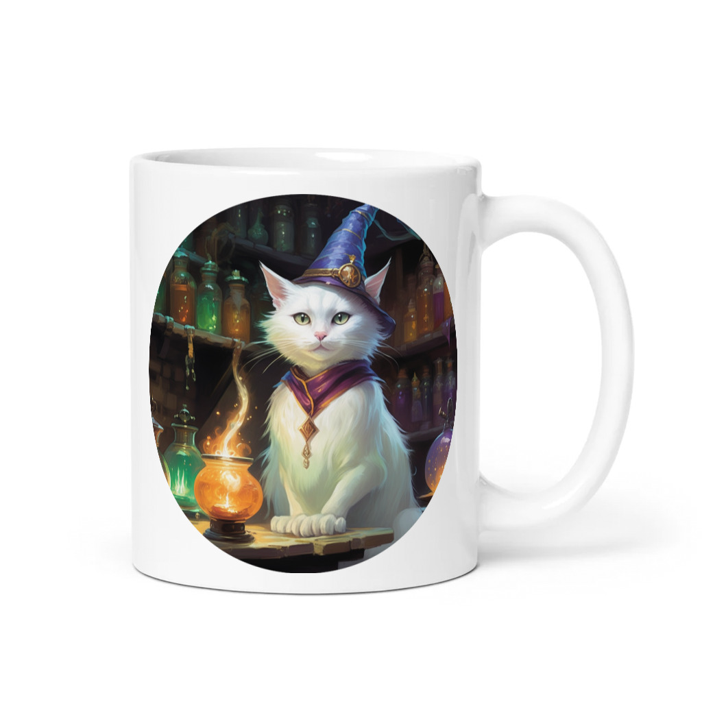 PugMug Custom White Companion Cat Mug