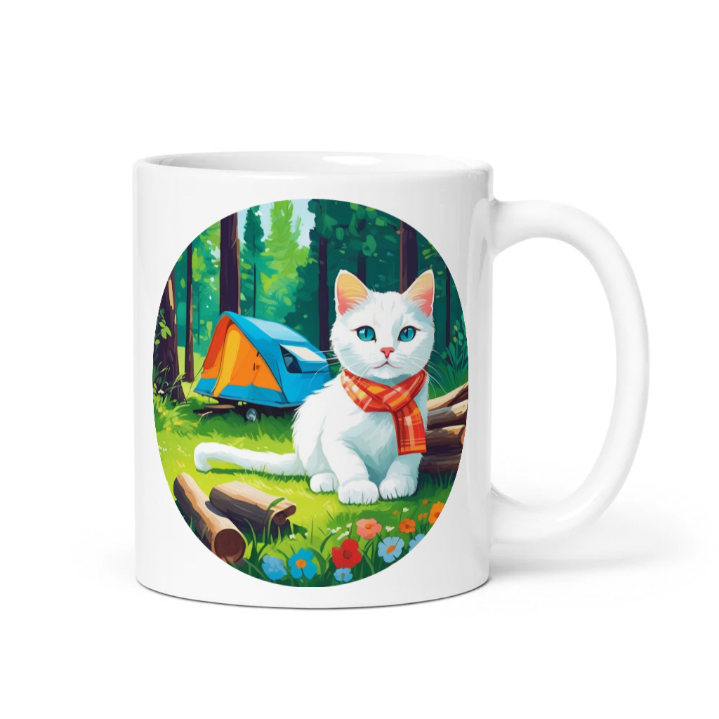 PugMug Custom White Companion Cat Mug