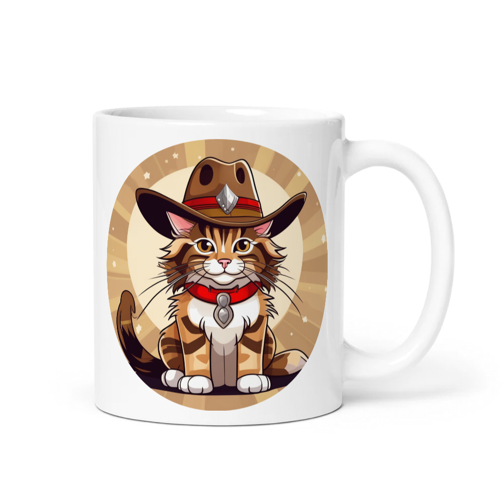 PugMug Custom Tabby Maine Coon Cat Mug