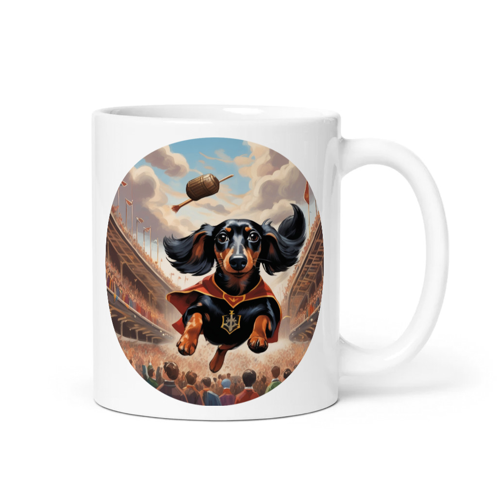 PugMug Custom Black Dachshund Mug
