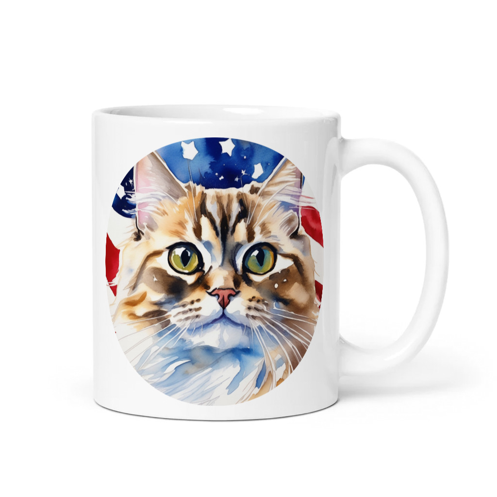 PugMug Custom Tabby Persian Cat Mug