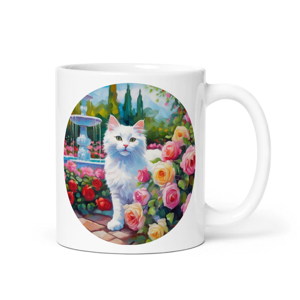 PugMug Custom White Companion Cat Mug