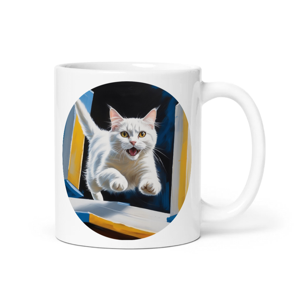PugMug Custom White Companion Cat Mug
