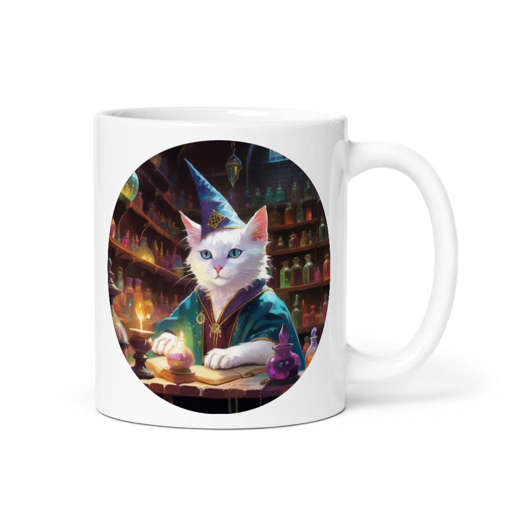 PugMug Custom White Exotic Cat Mug