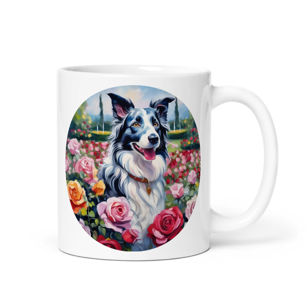 PugMug Custom Blue Merle Border Collie Mug