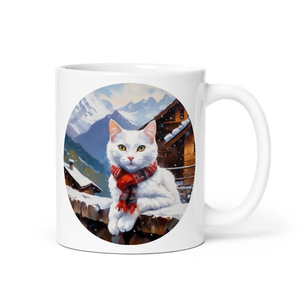 PugMug Custom White Companion Cat Mug