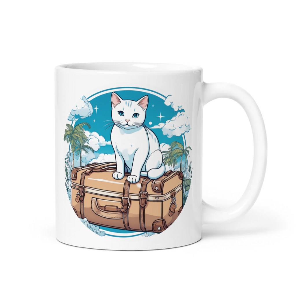 PugMug Custom White Exotic Cat Mug