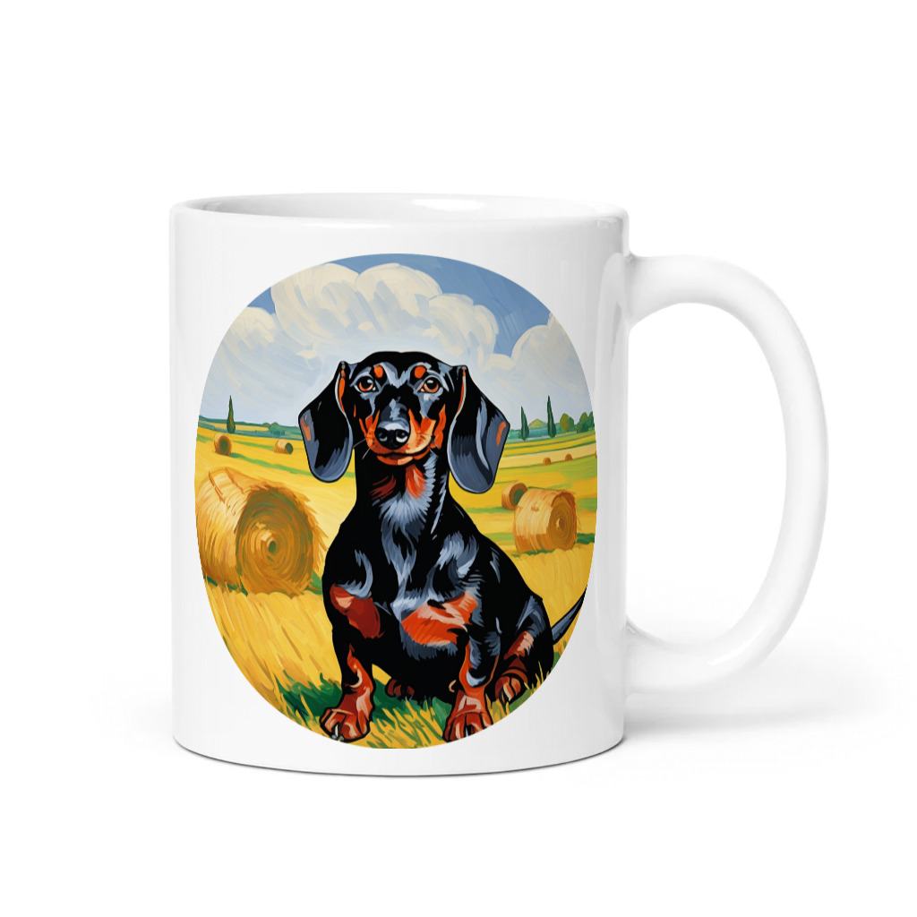 PugMug Custom Black Dachshund Mug
