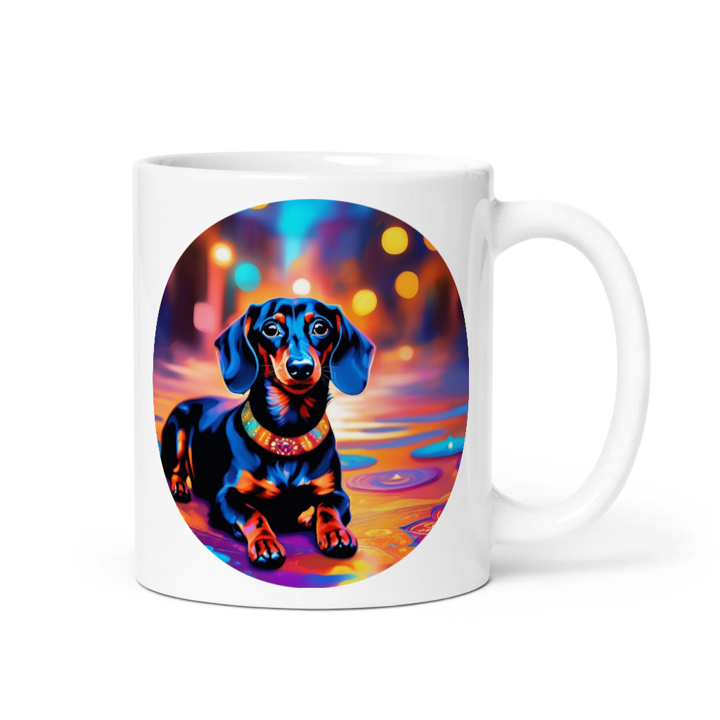 PugMug Custom Black Dachshund Mug