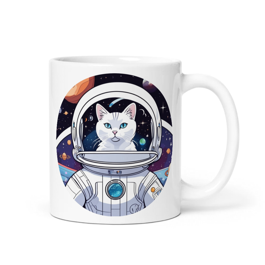 PugMug Custom White Companion Cat Mug