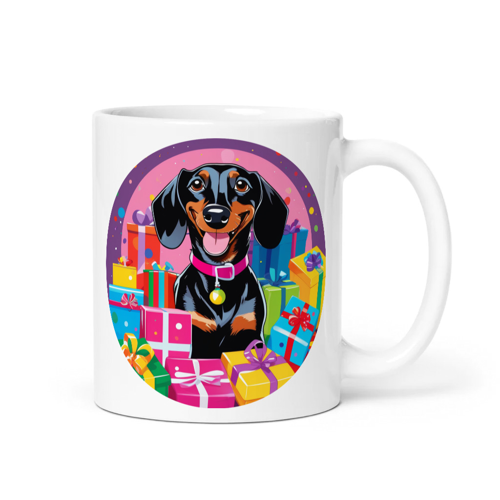 PugMug Custom Black Dachshund Mug
