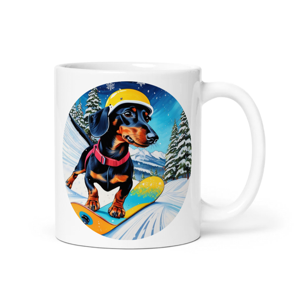PugMug Custom Black Dachshund Mug