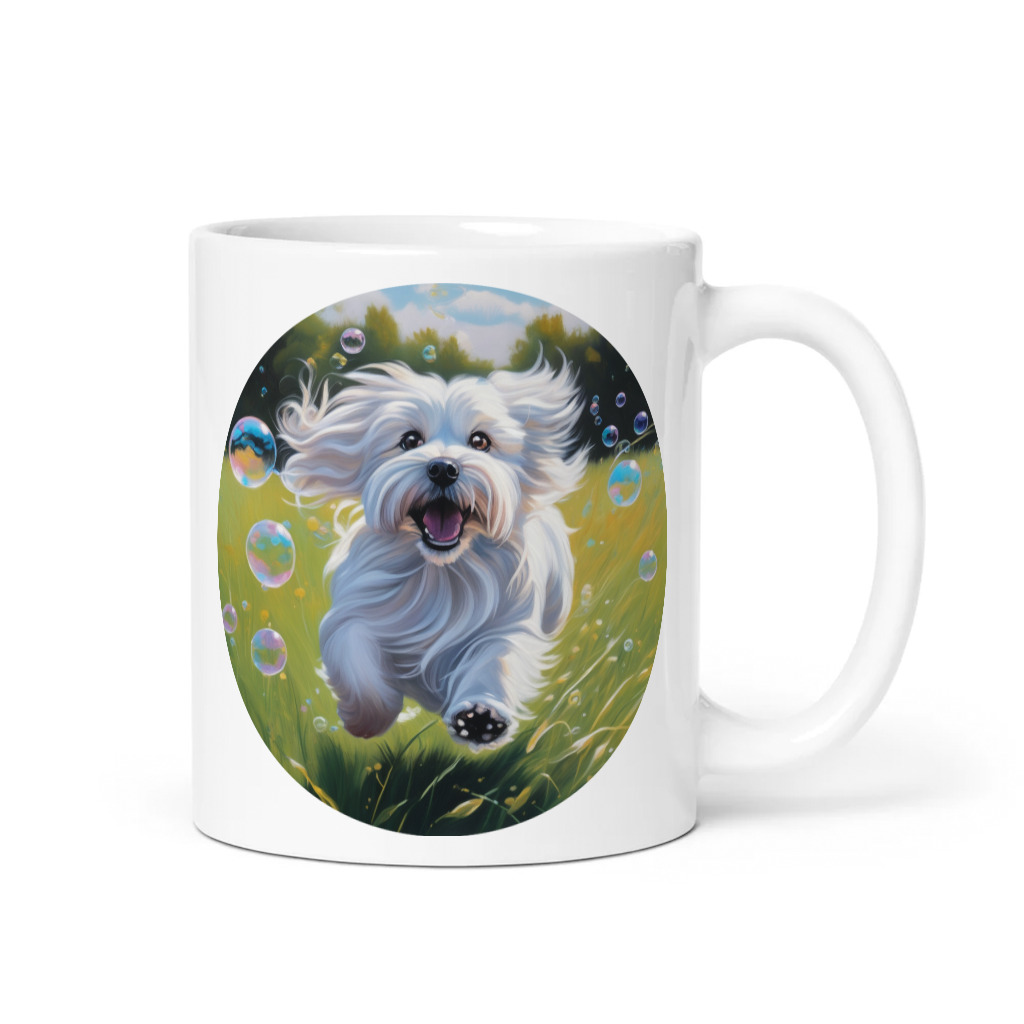 PugMug Custom White Havanese Dog Mug