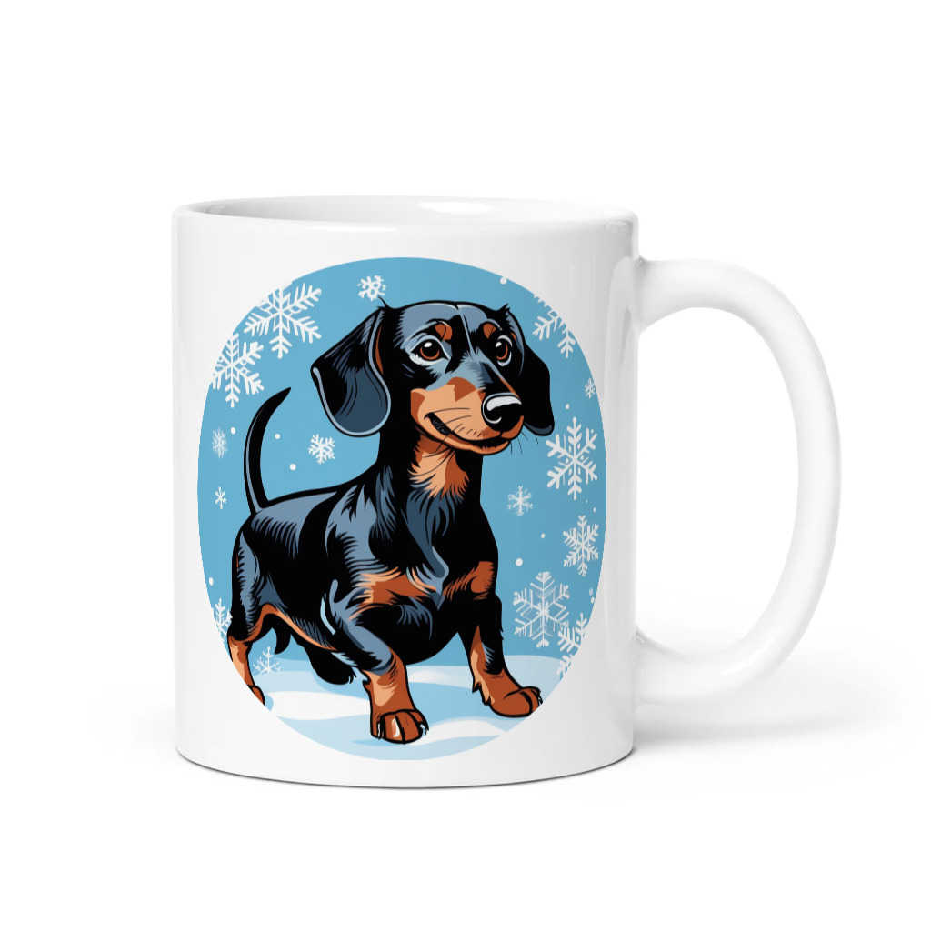 PugMug Custom Black Dachshund Mug