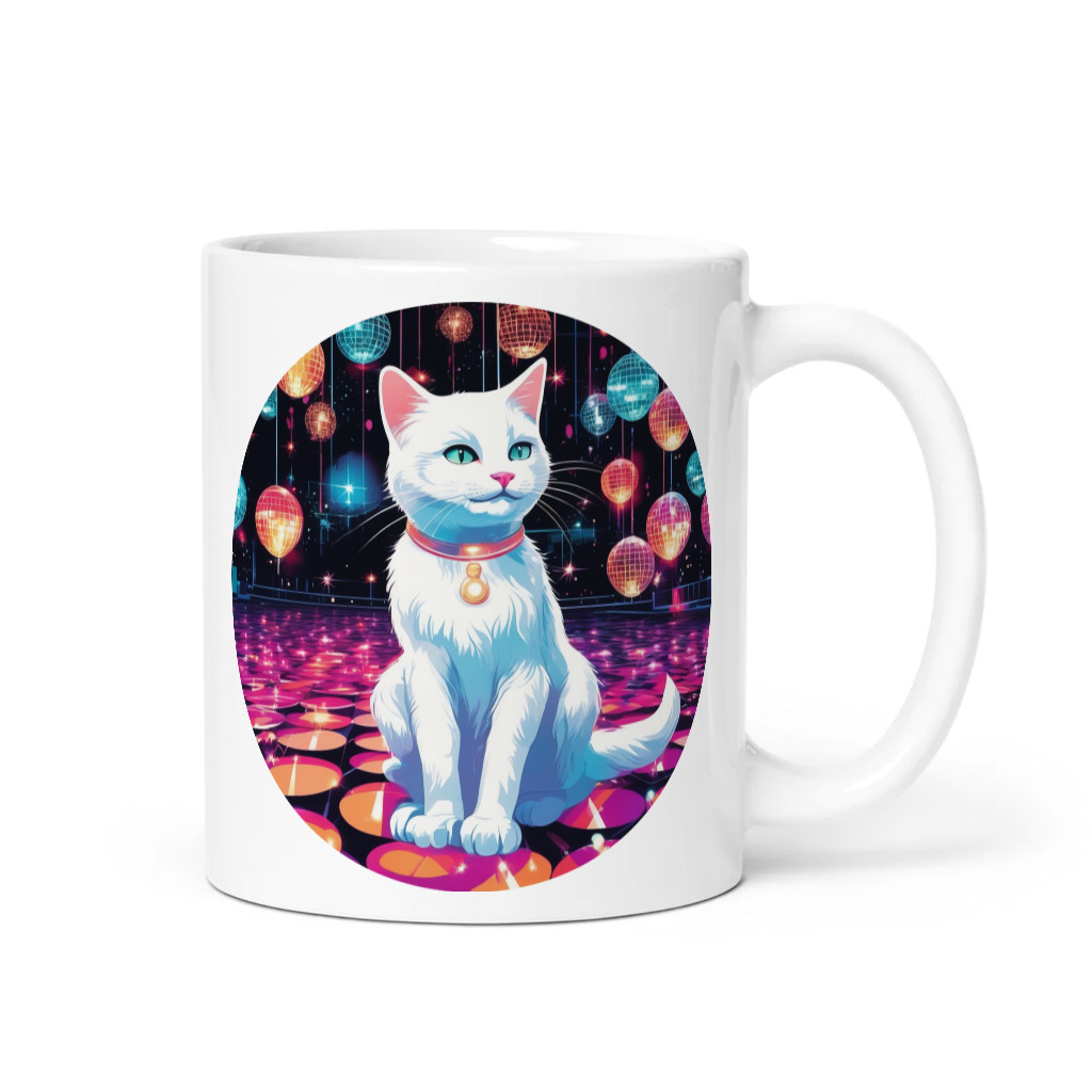 PugMug Custom White Companion Cat Mug