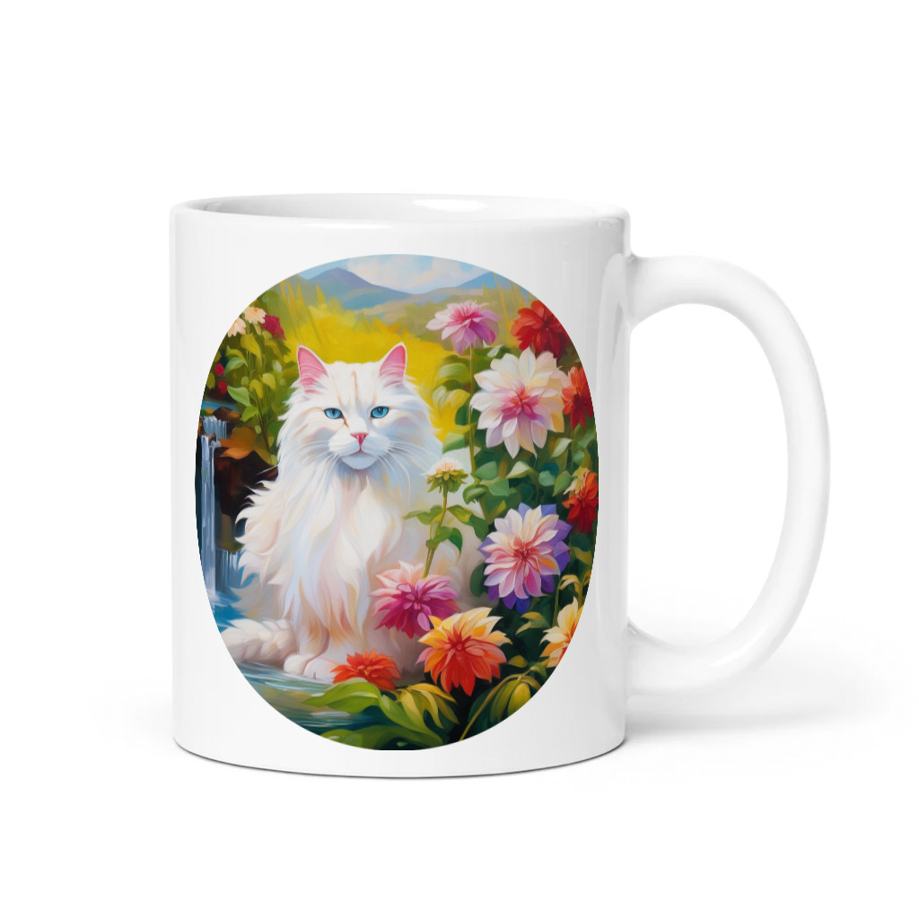 PugMug Custom White Companion Cat Mug