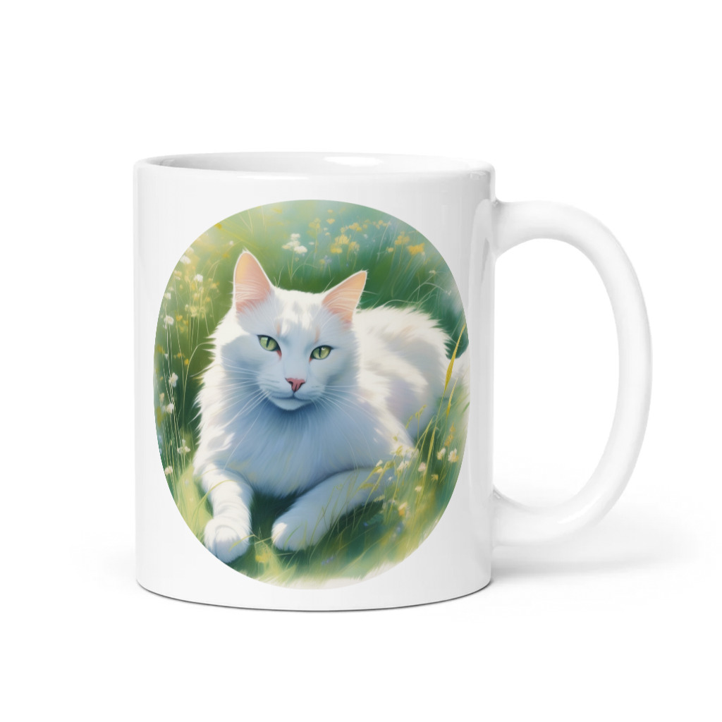 PugMug Custom White Companion Cat Mug