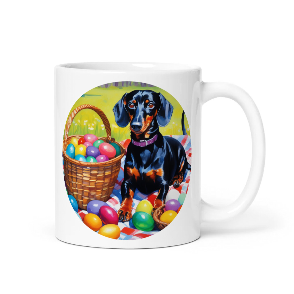 PugMug Custom Black Dachshund Mug