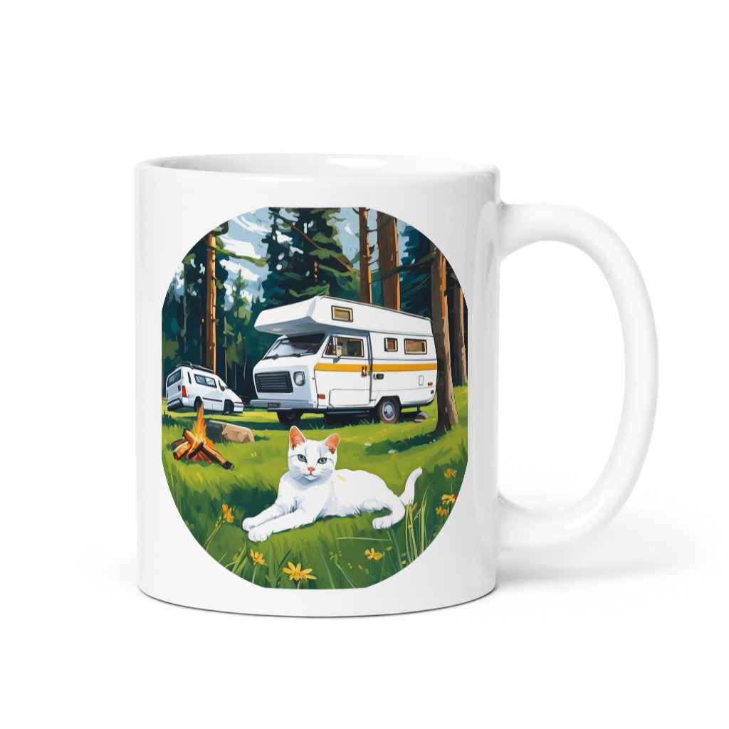 PugMug Custom White Companion Cat Mug