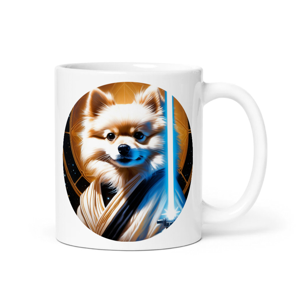 PugMug Custom White Pomeranian Mug
