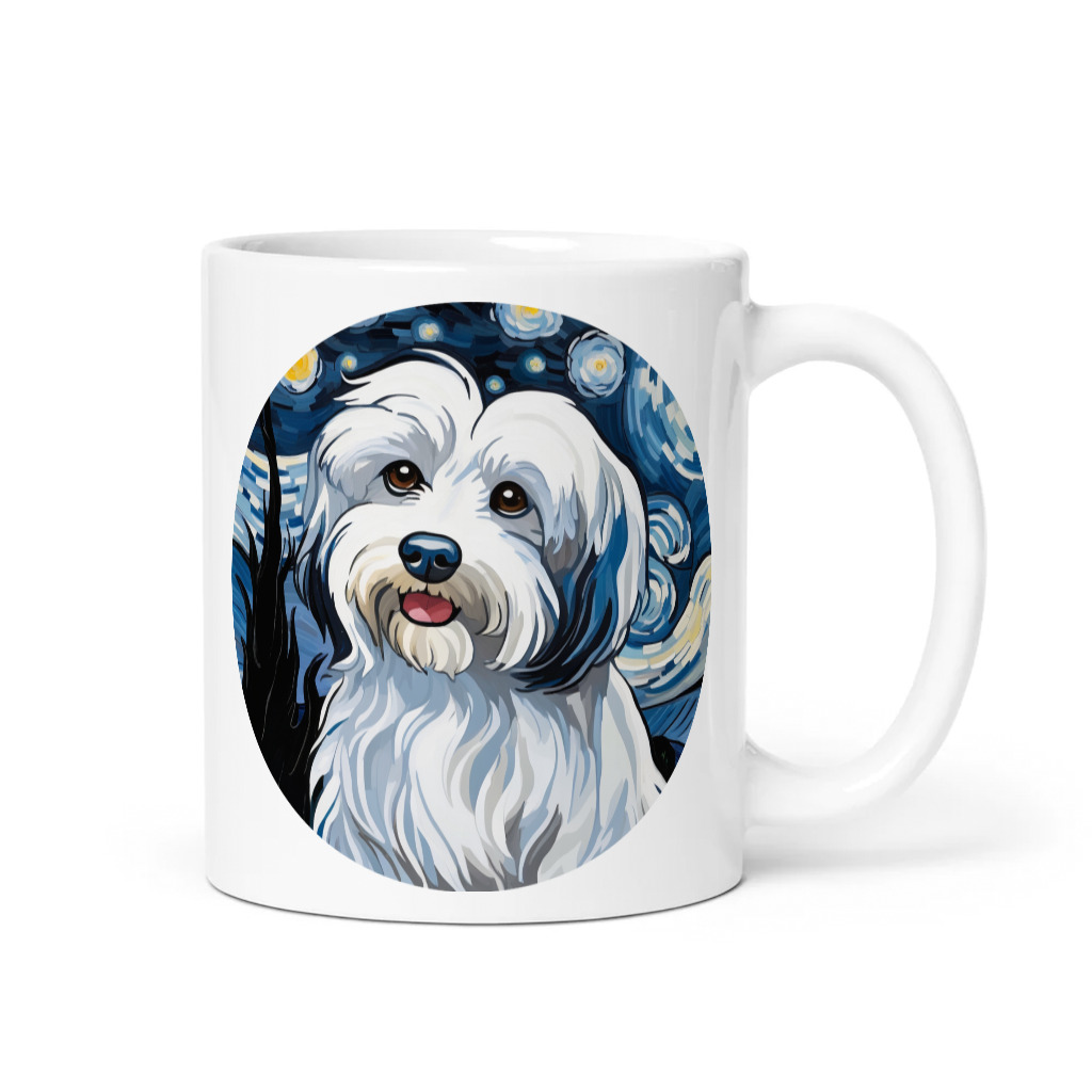 PugMug Custom Black-and-white Havanese Dog Mug