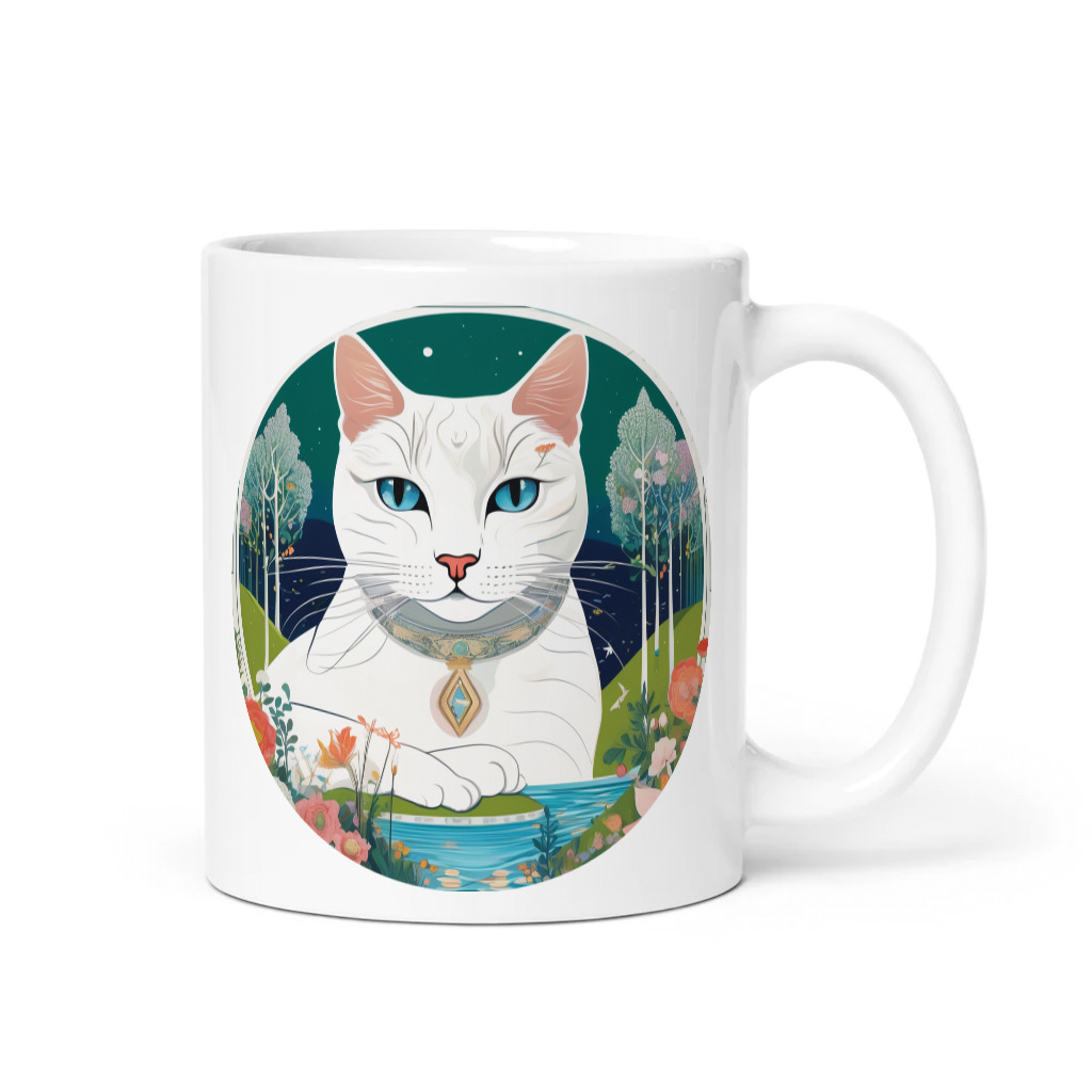 PugMug Custom White Companion Cat Mug