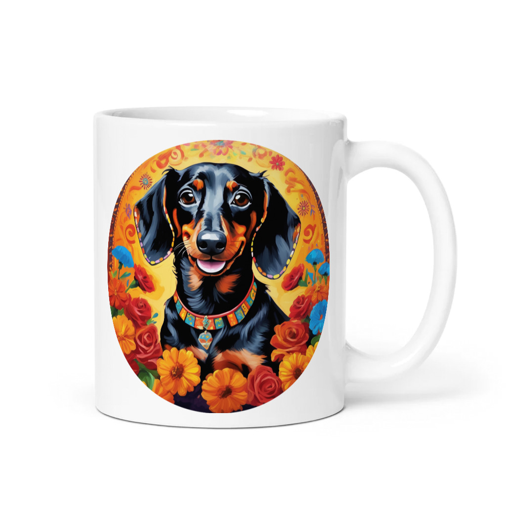 PugMug Custom Black Dachshund Mug