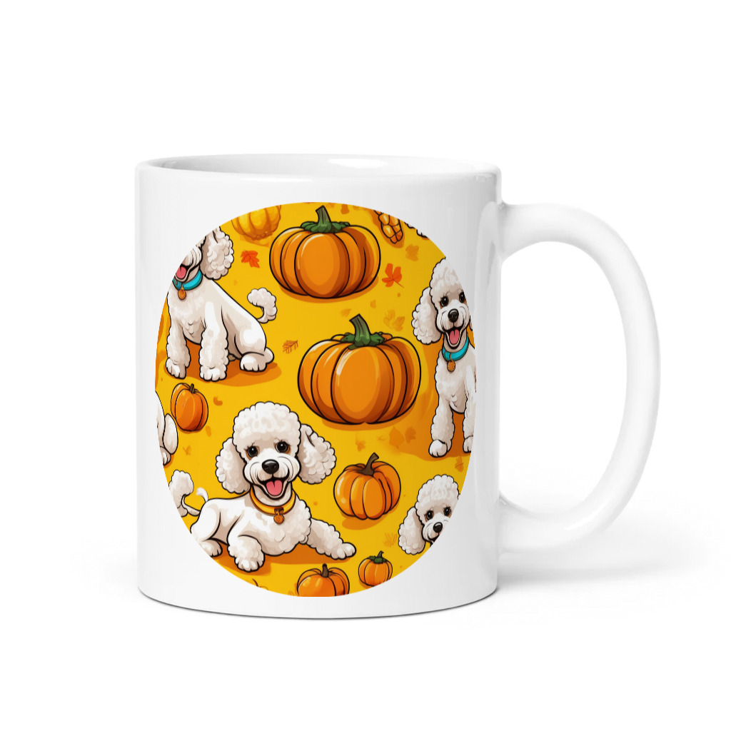 PugMug Custom White Poodle Mug