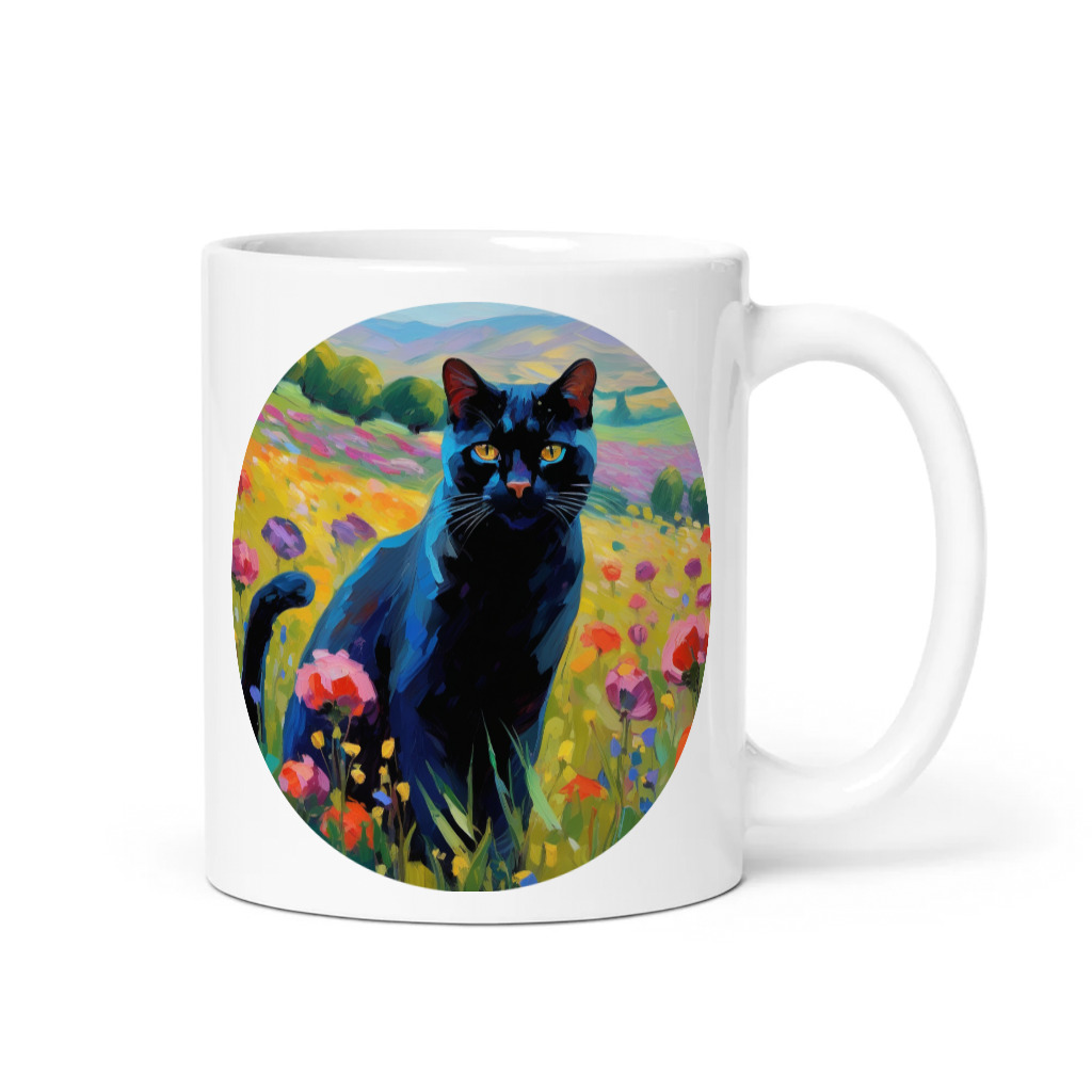 PugMug Custom Black Exotic Cat Mug