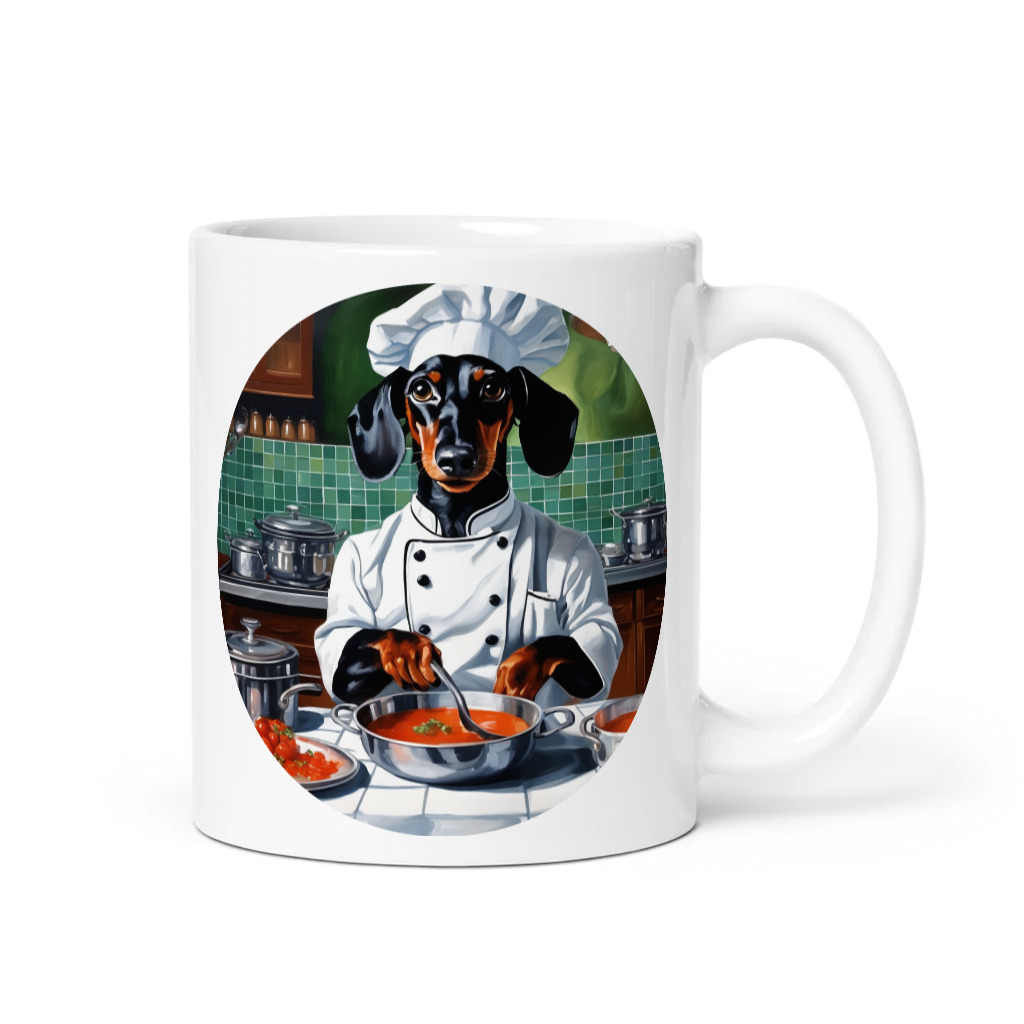 PugMug Custom Black Dachshund Mug