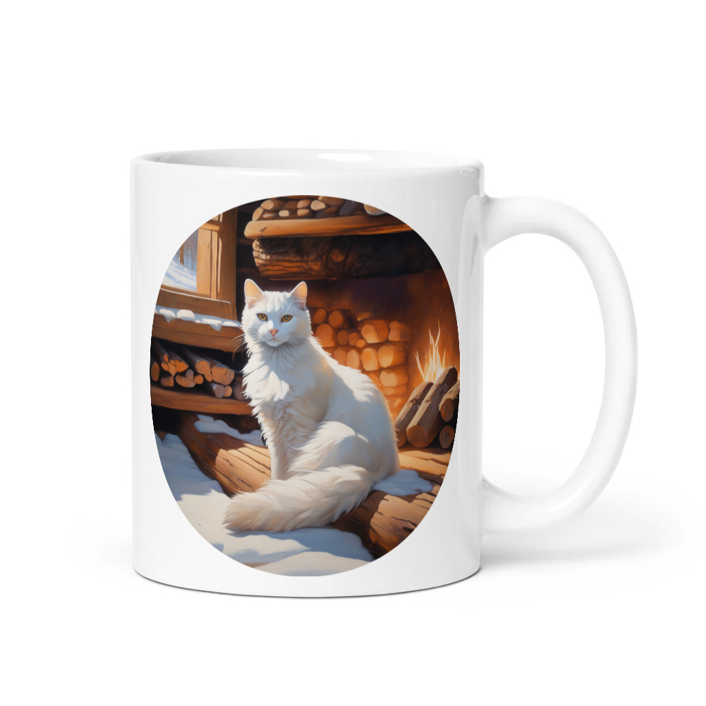 PugMug Custom White Companion Cat Mug