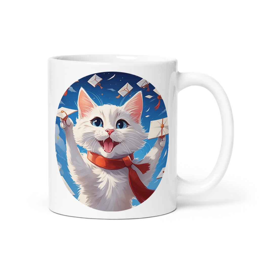 PugMug Custom White Companion Cat Mug