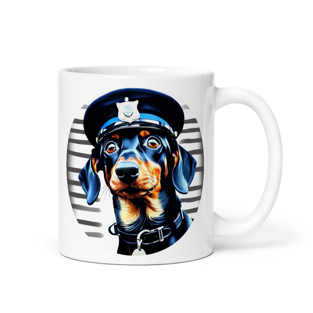 PugMug Custom Black Dachshund Mug