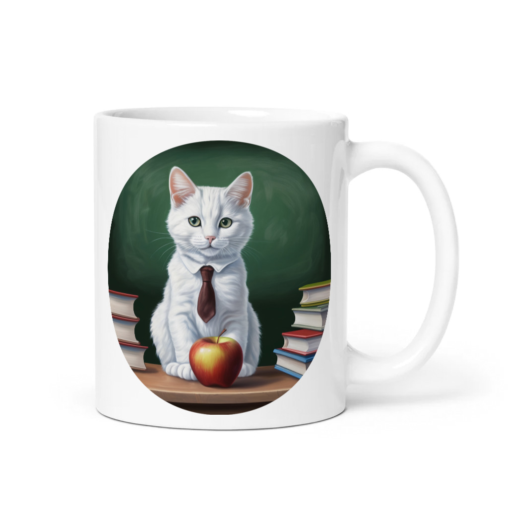 PugMug Custom White Companion Cat Mug