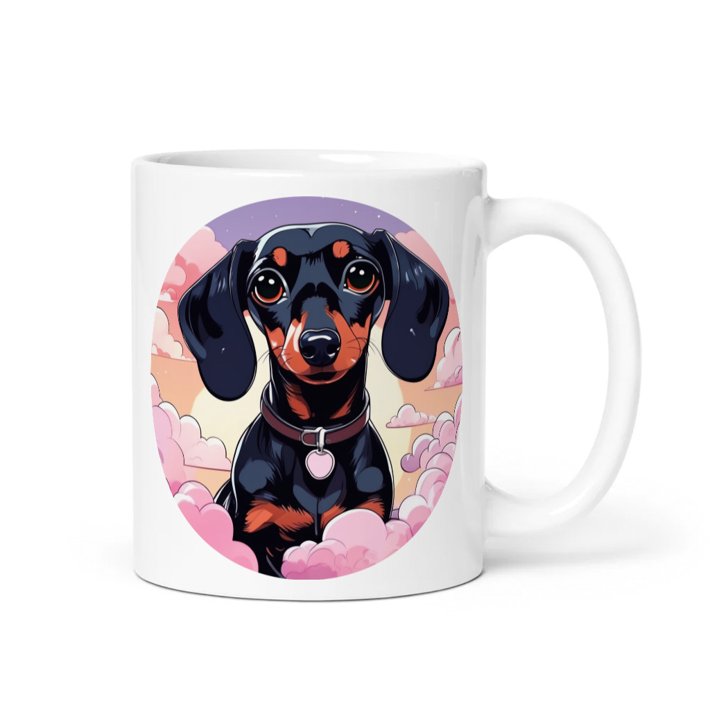 PugMug Custom Black Dachshund Mug