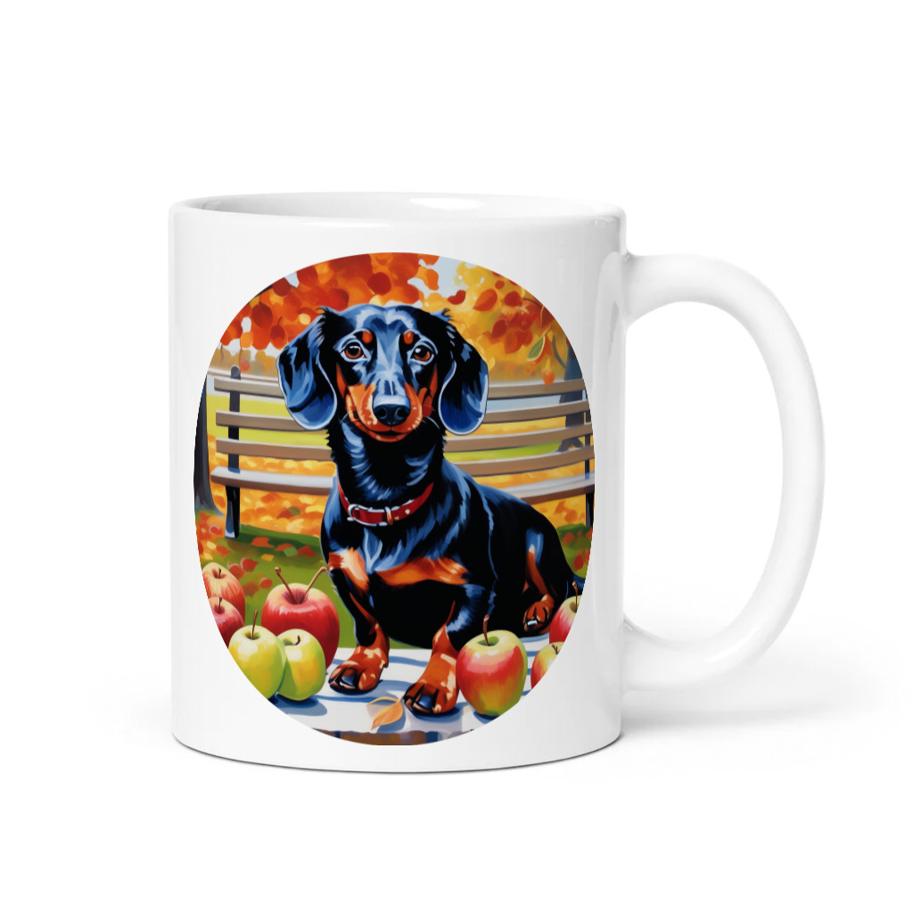 PugMug Custom Black Dachshund Mug
