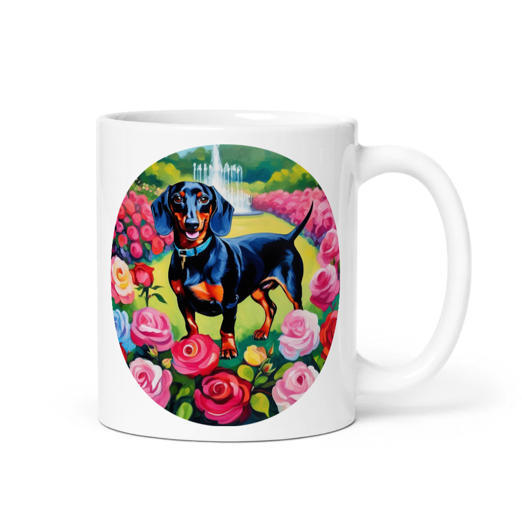 PugMug Custom Black Dachshund Mug