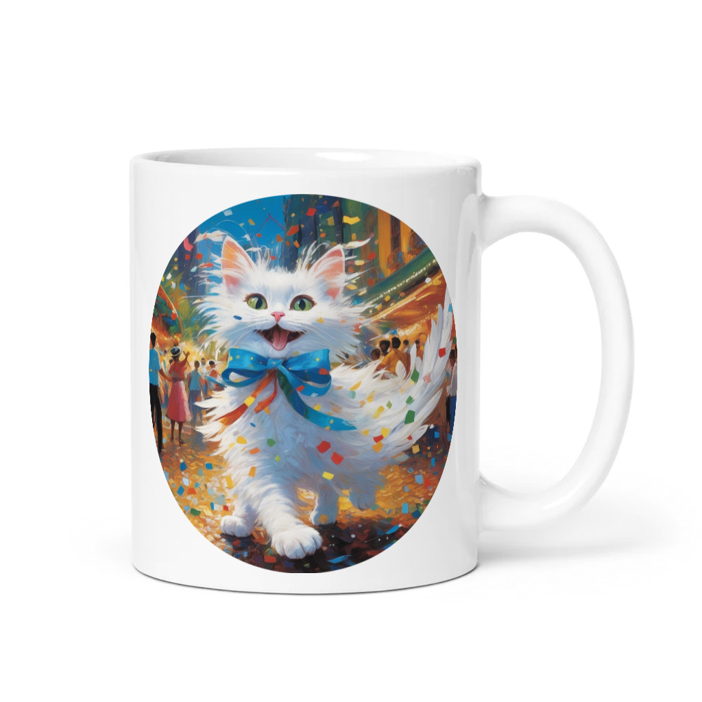 PugMug Custom White Companion Cat Mug