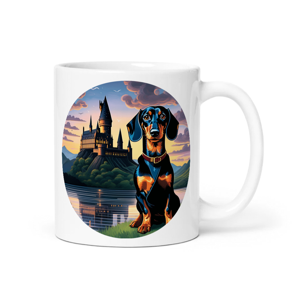 PugMug Custom Black Dachshund Mug