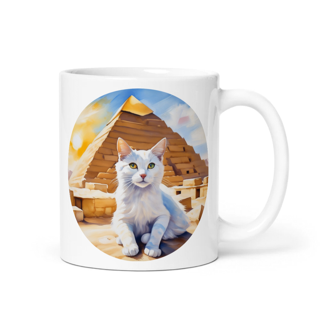 PugMug Custom White Companion Cat Mug