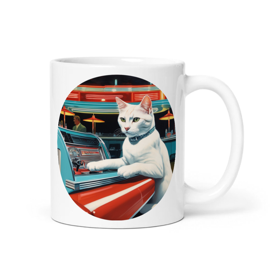 PugMug Custom White Companion Cat Mug