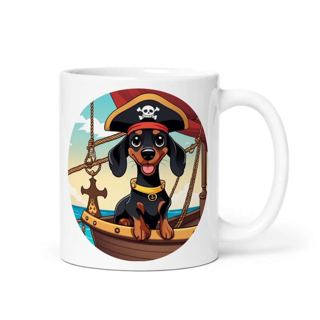 PugMug Custom Black Dachshund Mug