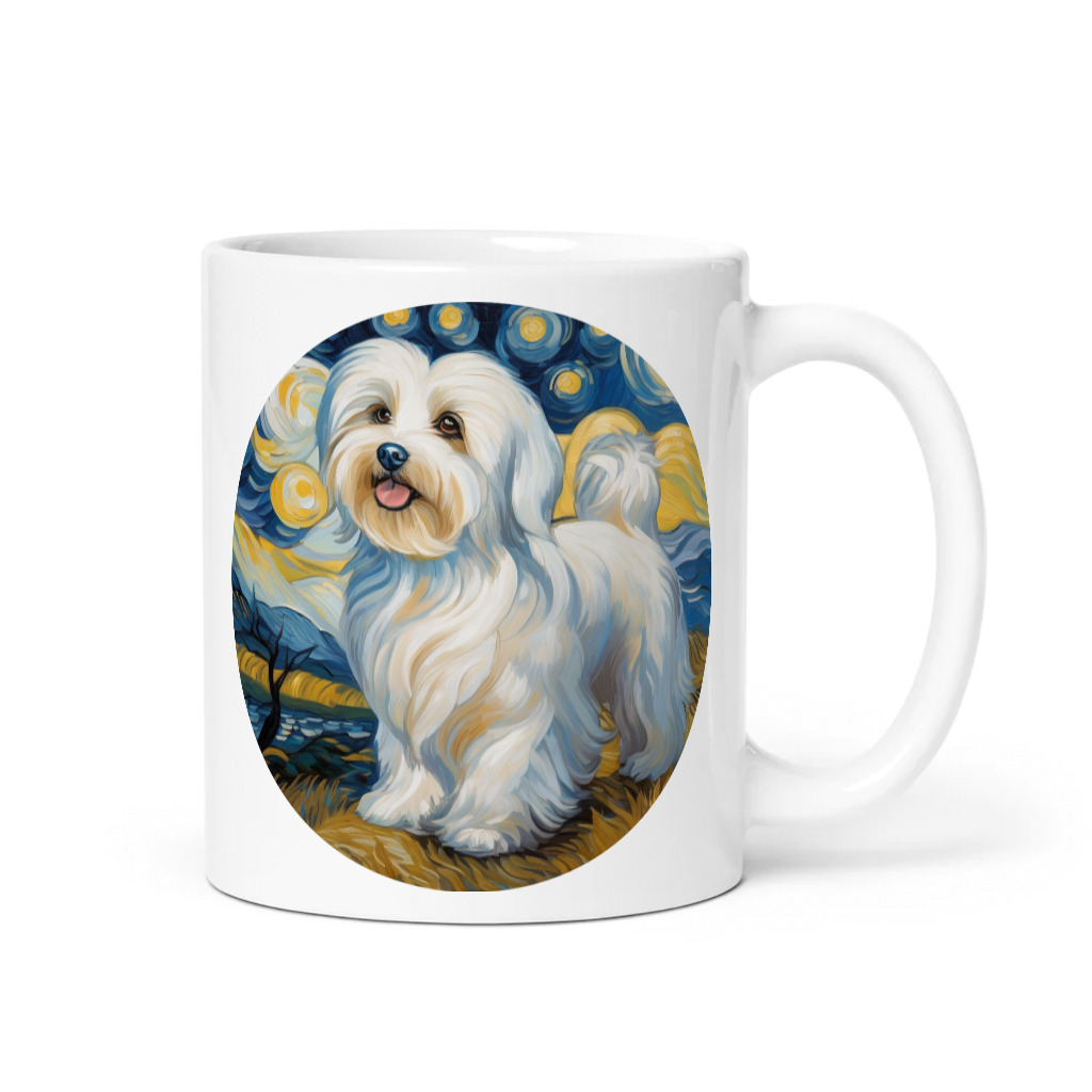 PugMug Custom White Havanese Dog Mug