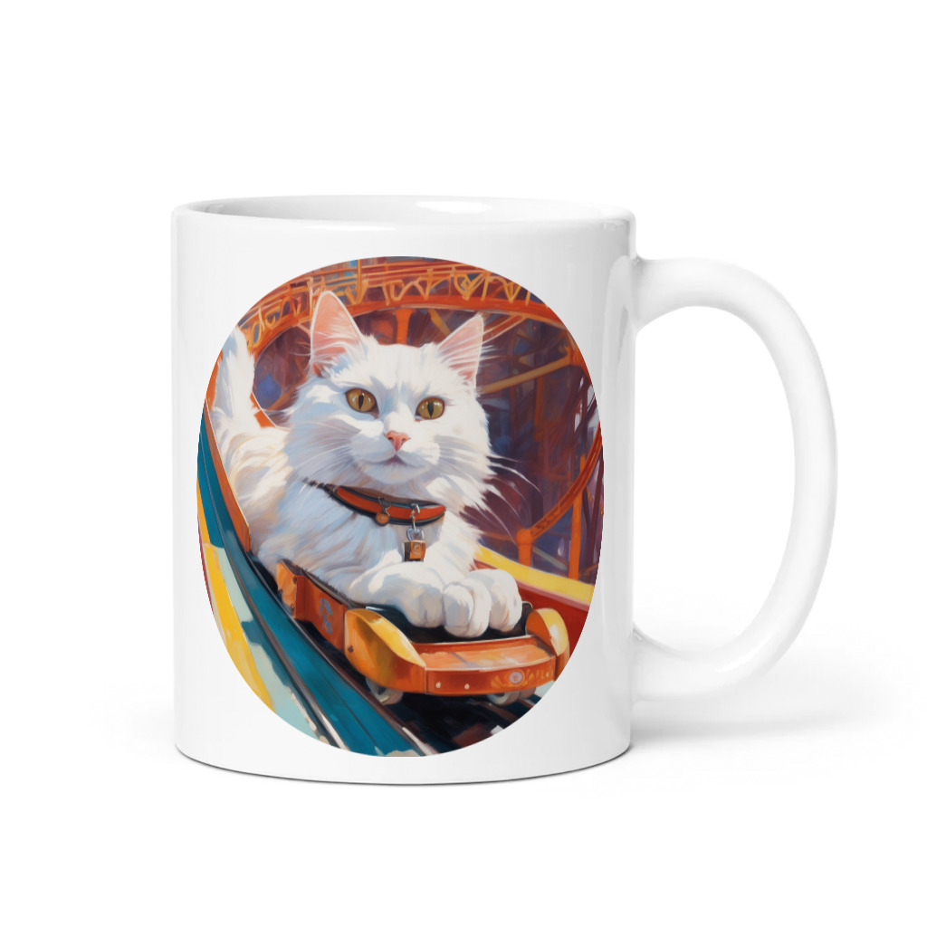 PugMug Custom White Companion Cat Mug